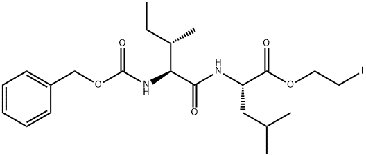 L-Leucine, N-[N-[(phenylmethoxy)carbonyl]-L-isoleucyl]-, 2-iodoethyl ester (9CI)