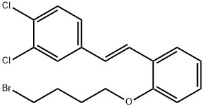 Benzene, 4-[2-[2-(4-bromobutoxy)phenyl]ethenyl]-1,2-dichloro-, (E)- (9CI)