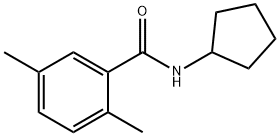 N-Cyclopentyl-2,5-dimethylbenzamide Struktur