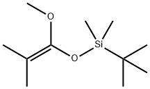 Silane, (1,1-dimethylethyl)[(1-methoxy-2-methyl-1-propen-1-yl)oxy]dimethyl- Struktur