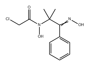 Acetamide, 2-chloro-N-hydroxy-N-[2-(hydroxyimino)-1,1-dimethyl-2-phenylethyl]-