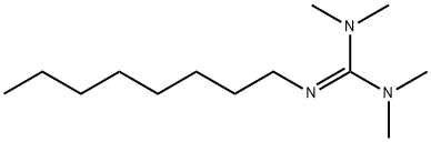 Guanidine, N,N,N',N'-tetramethyl-N''-octyl- Structure