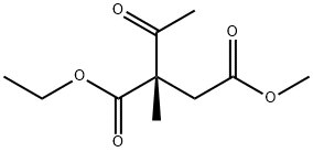 Butanedioic acid, 2-acetyl-2-methyl-, 1-ethyl 4-methyl ester, (S)- (9CI)