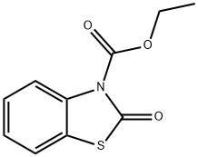 3(2H)-Benzothiazolecarboxylic acid, 2-oxo-, ethyl ester Struktur