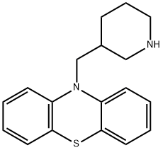 10H-Phenothiazine, 10-(3-piperidinylmethyl)- Struktur