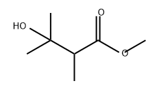 Butanoic acid, 3-hydroxy-2,3-dimethyl-, methyl ester Struktur