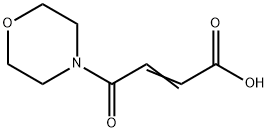 2-Butenoic acid, 4-(4-morpholinyl)-4-oxo- Struktur