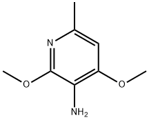 3-Pyridinamine, 2,4-dimethoxy-6-methyl- Struktur