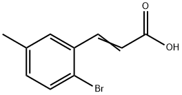 2-Propenoic acid, 3-(2-bromo-5-methylphenyl)-