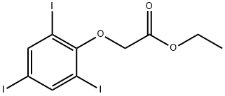 ethyl 2-(2,4,6-triiodophenoxy)acetate Struktur