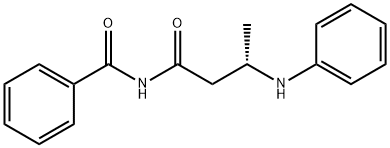 Benzamide, N-[(3S)-1-oxo-3-(phenylamino)butyl]-