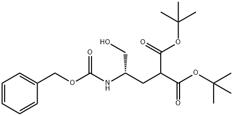 Propanedioic acid, 2-[(2S)-3-hydroxy-2-[[(phenylmethoxy)carbonyl]amino]propyl]-, 1,3-bis(1,1-dimethylethyl) ester