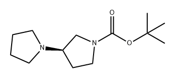 [1,3'-Bipyrrolidine]-1'-carboxylic acid, 1,1-dimethylethyl ester, (3'R)- Struktur