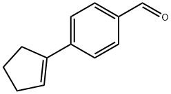 4-(1-Cyclopenten-1-yl)benzaldehyde Struktur