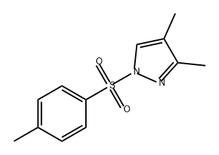 1H-Pyrazole, 3,4-dimethyl-1-[(4-methylphenyl)sulfonyl]- Struktur