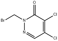 3(2H)-Pyridazinone, 2-(bromomethyl)-4,5-dichloro- Struktur