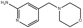 2-Pyridinamine, 4-(4-morpholinylmethyl)- Struktur