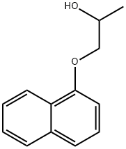 2-Propanol, 1-(1-naphthalenyloxy)- Struktur