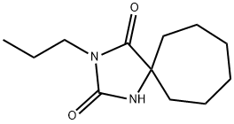 3-Propyl-1,3-diazaspiro[4.6]undecane-2,4-dione Struktur