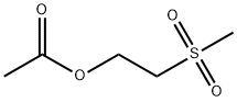 Ethanol, 2-(methylsulfonyl)-, 1-acetate Struktur