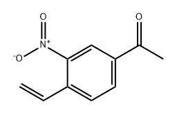 Ethanone, 1-(4-ethenyl-3-nitrophenyl)- Struktur