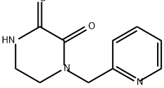 2,3-Piperazinedione, 1-(2-pyridinylmethyl)- Struktur