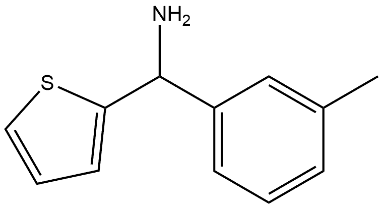 1-(3-methylphenyl)-1-(2-thienyl)methanamine(SALTDATA: HCl) Struktur