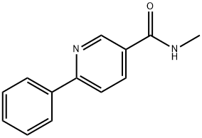 N-methyl-6-phenylnicotinamide Struktur