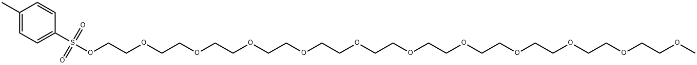 m-PEG12-OTs Struktur