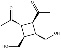 Ethanone, 1,1'-[(1S,2S,3R,4R)-3,4-bis(hydroxymethyl)-1,2-cyclobutanediyl]bis-