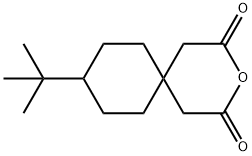 3-Oxaspiro[5.5]undecane-2,4-dione, 9-(1,1-dimethylethyl)- Struktur