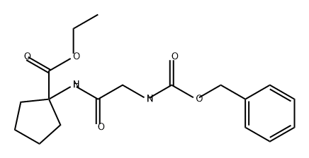 Cyclopentanecarboxylic acid, 1-[[2-[[(phenylmethoxy)carbonyl]amino]acetyl]amino]-, ethyl ester