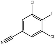 3,5-dichloro-4-iodobenzonitrile Struktur