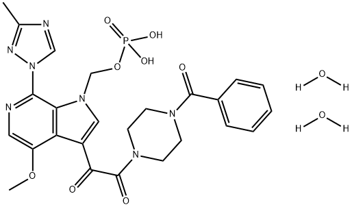 化合物 FOSTEMSAVIR DIHYDRATE, 942117-71-7, 結(jié)構(gòu)式