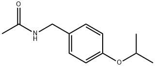 Acetamide, N-[[4-(1-methylethoxy)phenyl]methyl]- Struktur