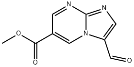 Methyl 3-formylimidazo[1,2-a]pyrimidine-6-carboxylate Struktur