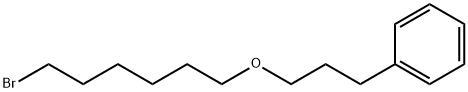 Benzene, [3-[(6-bromohexyl)oxy]propyl]- Struktur