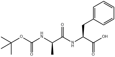 L-Phenylalanine, N-[(1,1-dimethylethoxy)carbonyl]-D-alanyl- Struktur