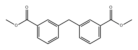 Benzoic acid, 3,3'-methylenedi-, dimethyl ester (6CI,7CI) Struktur