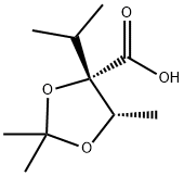 (-)-(2S,3S)-Viridifloric Acid Acetonide Struktur