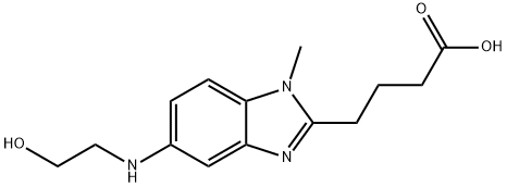 1H-Benzimidazole-2-butanoic acid, 5-[(2-hydroxyethyl)amino]-1-methyl-