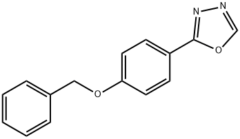 1,3,4-Oxadiazole, 2-[4-(phenylmethoxy)phenyl]- Struktur