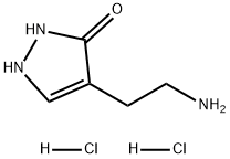 4-(2-氨乙基)-1,2-二氫-3H-吡唑-3-酮二鹽酸鹽, 958462-36-7, 結(jié)構(gòu)式