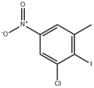 Benzene, 1-chloro-2-iodo-3-methyl-5-nitro- Struktur