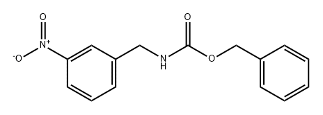 Carbamic acid, N-[(3-nitrophenyl)methyl]-, phenylmethyl ester Struktur