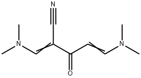 4-Pentenenitrile, 5-(dimethylamino)-2-[(dimethylamino)methylene]-3-oxo- Struktur