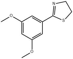 Thiazole, 4,5-dihydro-2-(3,5-dimethoxyphenyl)- Struktur