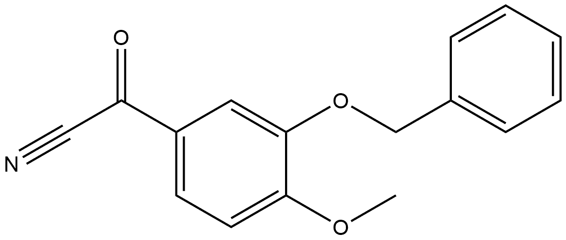 Benzeneacetonitrile, 4-methoxy-α-oxo-3-(phenylmethoxy)-