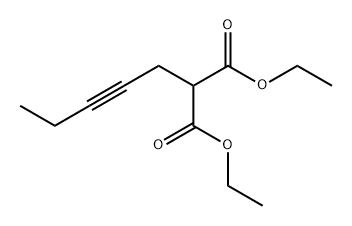 Propanedioic acid, 2-(2-pentyn-1-yl)-, 1,3-diethyl ester