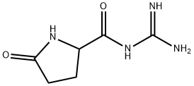 2-Pyrrolidinecarboxamide,N-amidino-5-oxo-(6CI) Struktur